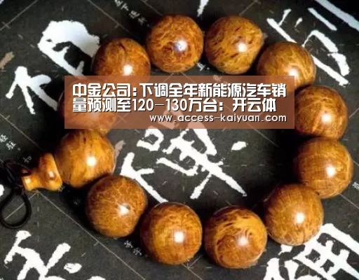 中金公司:下调全年新能源汽车销量预测至120-130万台:开云体育服务(图1) 开元体育