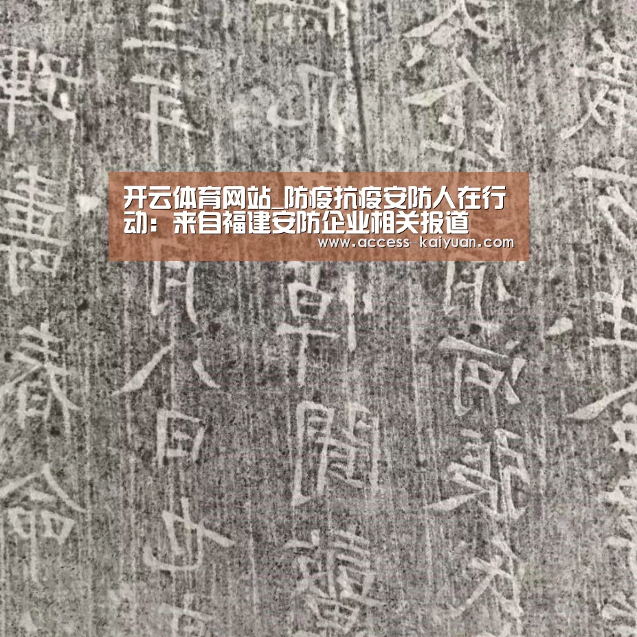 开云体育网站_防疫抗疫安防人在行动:来自福建安防企业相关报道(图1) 开元体育app